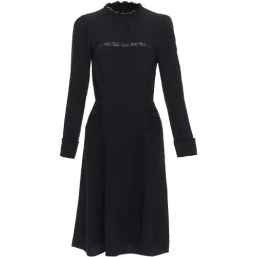 Pre-owned Acetate dresses , female, Sizes: M - Prada Vintage - Modalova