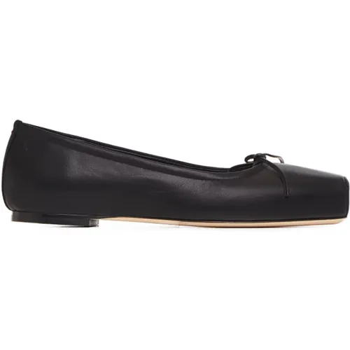 Ballet Flats Square Toe Bow , female, Sizes: 4 1/2 UK, 3 UK, 5 1/2 UK, 7 UK, 5 UK, 6 UK - aeyde - Modalova