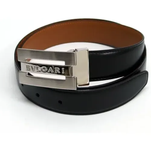 Pre-owned Leather belts , male, Sizes: ONE SIZE - Bvlgari Vintage - Modalova