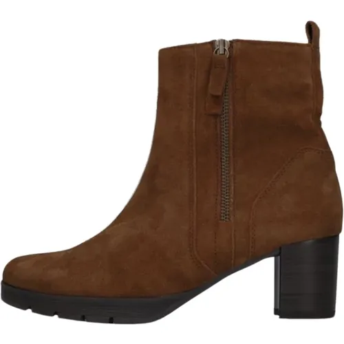 Elegante Wildleder Stiefeletten , Damen, Größe: 35 1/2 EU - Gabor - Modalova