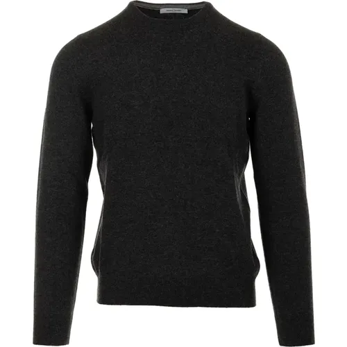 Anthrazit Pullover Paricollo ML , Herren, Größe: L - Gran Sasso - Modalova