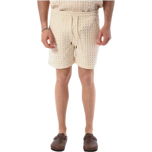 Bermuda-Shorts aus Baumwolle mit Kordelzug , Herren, Größe: XL - OAS - Modalova