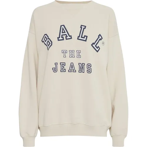 Sommer Sand Sweatshirt mit Cool Logo - Ball - Modalova