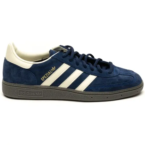 Blaue Handball Sneakers , Herren, Größe: 44 1/2 EU - adidas Originals - Modalova