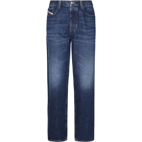 Blaue Denim Baumwolljeans , Herren, Größe: W33 - Diesel - Modalova