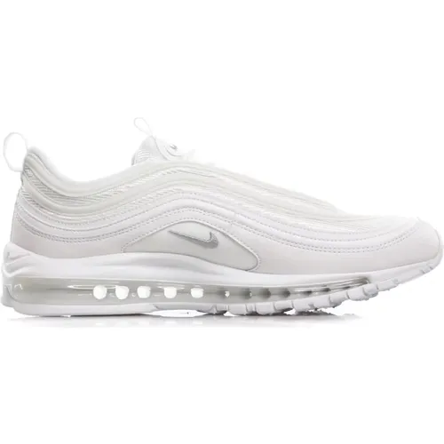 Air Max 97 Low Sneaker White/Grey/Black , male, Sizes: 5 UK, 4 1/2 UK, 6 UK - Nike - Modalova