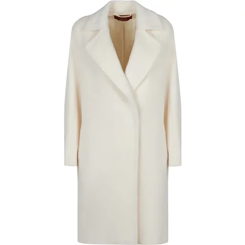 Alpaca Wool Lapel Collar Coat , female, Sizes: 2XS, XS, S - Max Mara Studio - Modalova