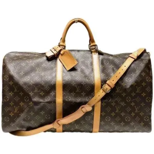 Pre-owned Canvas travel-bags , female, Sizes: ONE SIZE - Louis Vuitton Vintage - Modalova