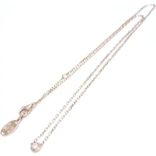 Pre-owned Rose Gold necklaces , female, Sizes: ONE SIZE - Cartier Vintage - Modalova