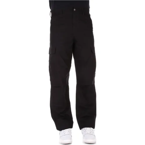 Trousers Logo Zip Button Pockets , male, Sizes: W33, W30, W32, W31, W29 - Carhartt WIP - Modalova