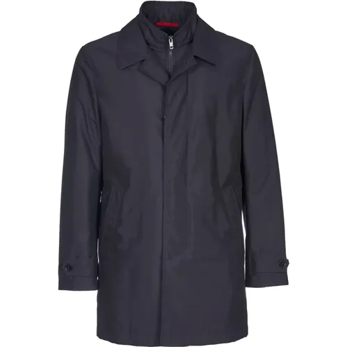 Raincoat with Hidden Buttons , male, Sizes: 2XL, S - Fay - Modalova