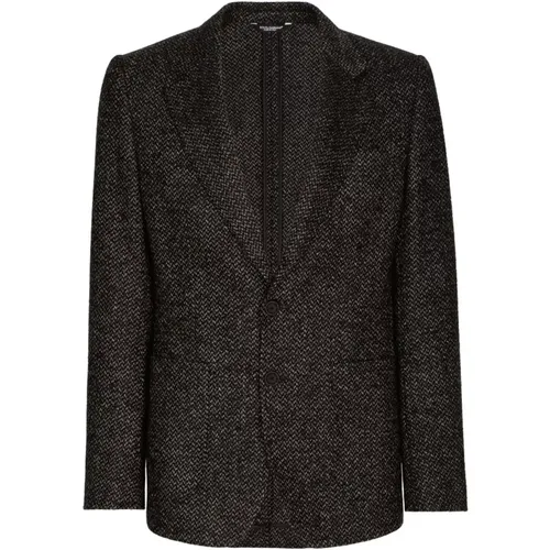 Sophisticated Mens Blazer for Any Occasion , male, Sizes: L - Dolce & Gabbana - Modalova