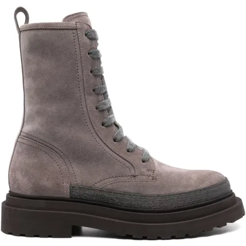 Stylish Boots for Men , female, Sizes: 4 1/2 UK, 6 1/2 UK, 5 UK, 5 1/2 UK, 3 UK, 3 1/2 UK, 4 UK, 7 UK, 6 UK - BRUNELLO CUCINELLI - Modalova