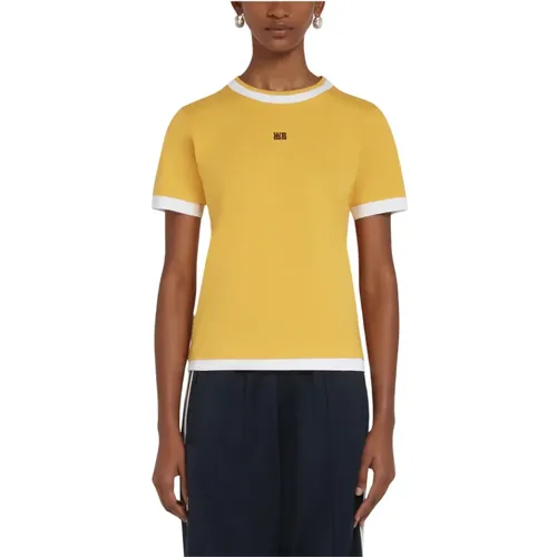 Horizon T-Shirt , female, Sizes: S, L, M - Wales Bonner - Modalova