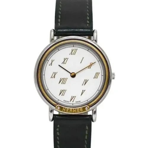 Pre-owned Stainless Steel watches , male, Sizes: ONE SIZE - Hermès Vintage - Modalova