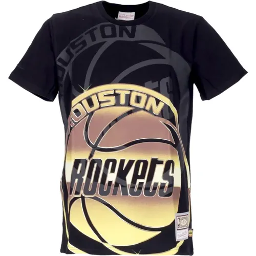 Houston Rockets NBA Tee Hardwood Classics , male, Sizes: XL, S, M, L - Mitchell & Ness - Modalova