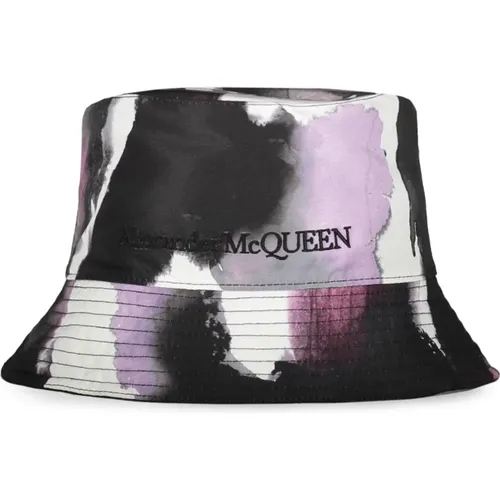 Tie-Dye Bucket Hat , Damen, Größe: L - alexander mcqueen - Modalova