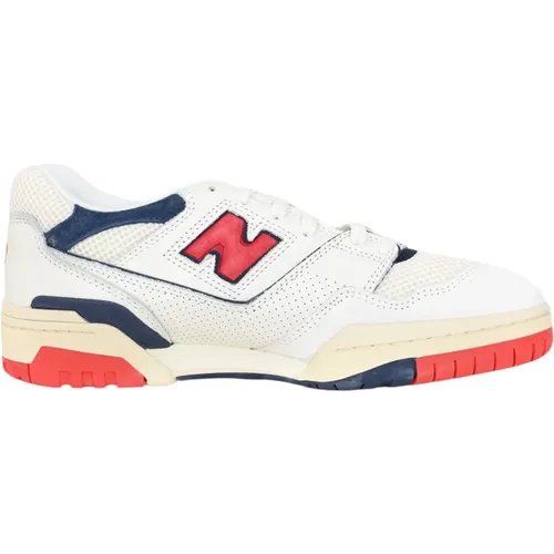 Weiße 550 Sneakers Rot Blau , Herren, Größe: 44 EU - New Balance - Modalova