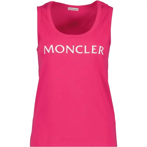 Logo Tanktop , Damen, Größe: M - Moncler - Modalova