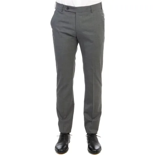 Smoke Grey Suit Trousers Classic Design , male, Sizes: 3XL, L, M, S, 2XL, XS, XL - Berwich - Modalova