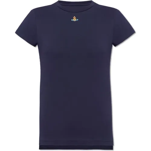 Peru T-Shirt mit Logo , Damen, Größe: 2XS - Vivienne Westwood - Modalova