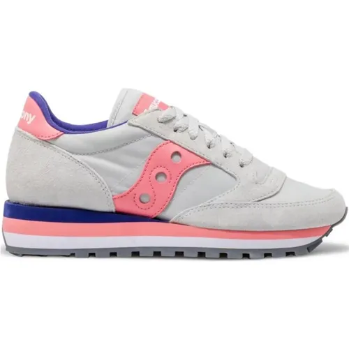 Graue Jazz Sneakers für Damen , Damen, Größe: 37 1/2 EU - Saucony - Modalova