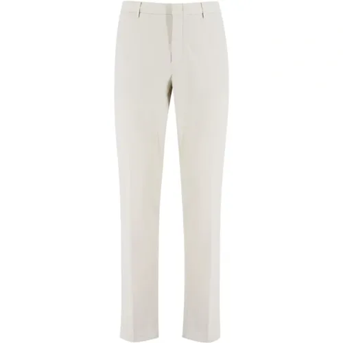 Comfort Cotton Slim Fit Trousers , male, Sizes: W40, W36, W34 - Eleventy - Modalova