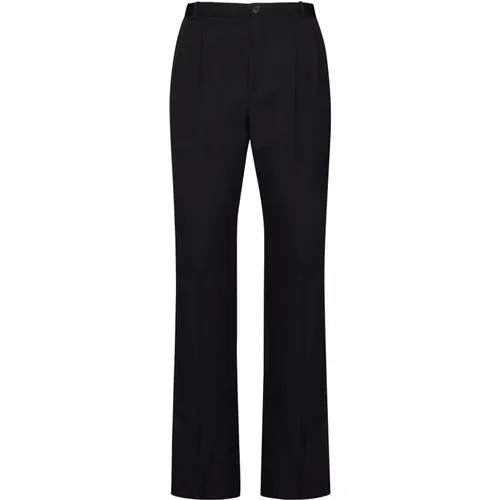 Wool Tuxedo Trousers , male, Sizes: L - Saint Laurent - Modalova