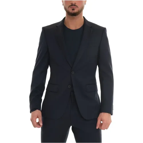 Sophisticated H-Huge Wool Jacket , male, Sizes: S, M, 3XL - Boss - Modalova