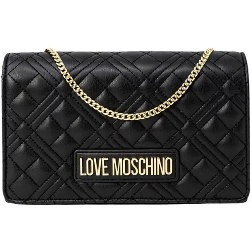 Schwarze Tasche für Frauen , Damen, Größe: ONE Size - Love Moschino - Modalova