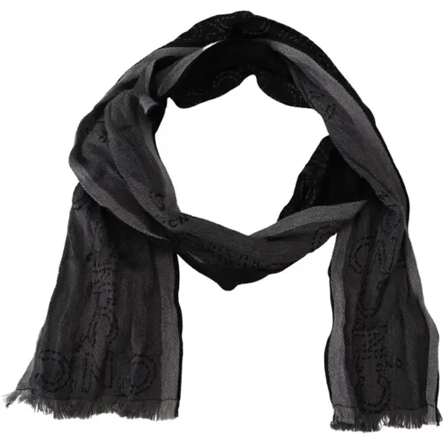 Elegant Mens Wool Scarf , male, Sizes: ONE SIZE - Costume National - Modalova