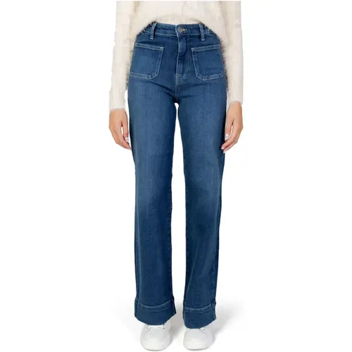 Blaue Jeans mit Abgetragenem Effekt , Damen, Größe: W31 L32 - GAS - Modalova