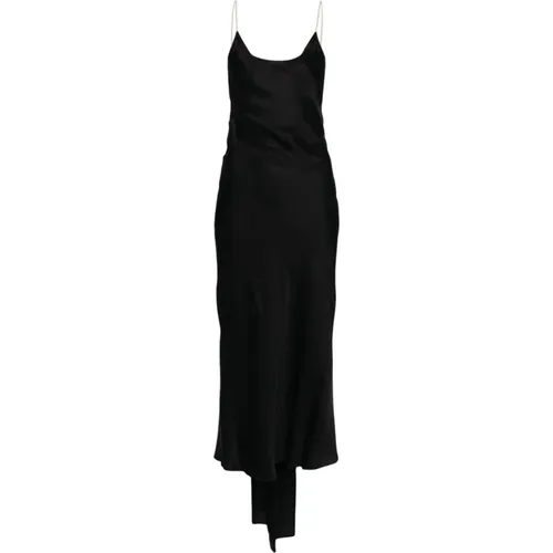 Halterneck Lace Panel Dress , female, Sizes: XL - N21 - Modalova