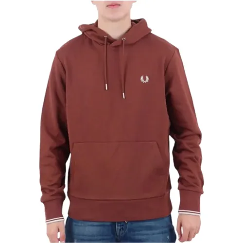 Stylischer Sweatshirt für Männer , Herren, Größe: L - Fred Perry - Modalova