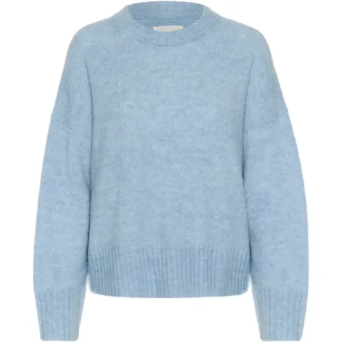 Soft Chambray Knit Sweater Lulyapw 30309015 , female, Sizes: XL, L, 2XL, M - Part Two - Modalova