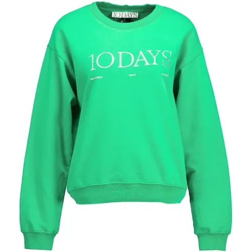 Stylish Logo Sweater in , female, Sizes: S, XS - 10Days - Modalova