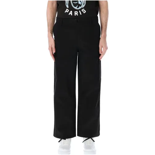 Mens Clothing Trousers Ss24 , male, Sizes: M/L, S - Kenzo - Modalova