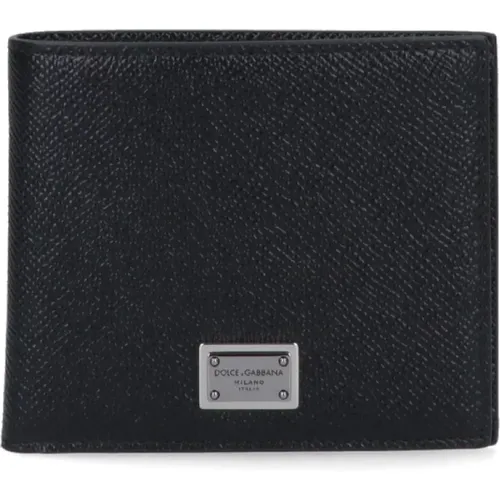 Bi-Fold Wallets , male, Sizes: ONE SIZE - Dolce & Gabbana - Modalova