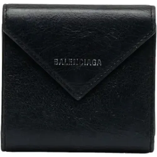 Pre-owned Leather wallets , female, Sizes: ONE SIZE - Balenciaga Vintage - Modalova