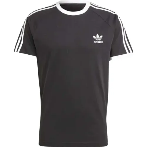 Stripes T-shirt , Herren, Größe: S - Adidas - Modalova