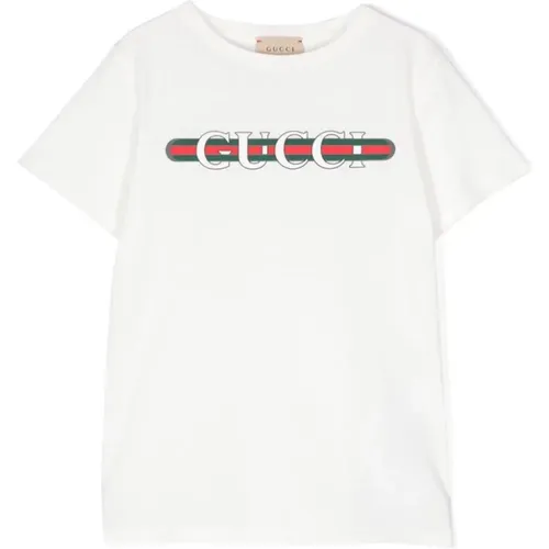 Weißes T-Shirt & Polo für Jungen - Gucci - Modalova