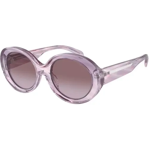 Rosa Violeta Degradado Sonnenbrille - Emporio Armani - Modalova