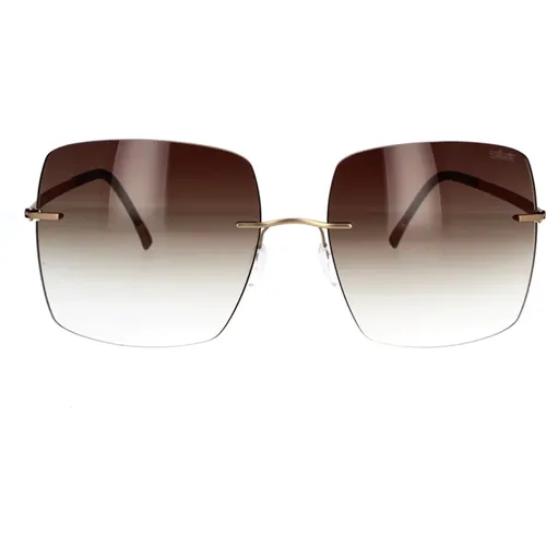 Quadratische Sonnenbrille Cadaques Stil - Silhouette - Modalova