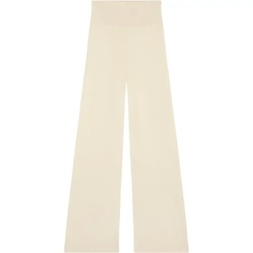 Kiiro, ivory silk knit pants , female, Sizes: XL, M, L - Cortana - Modalova