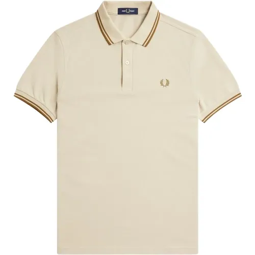 Twin Tipped Polo Shirt , male, Sizes: 2XL, XL, L, XS, 3XL - Fred Perry - Modalova