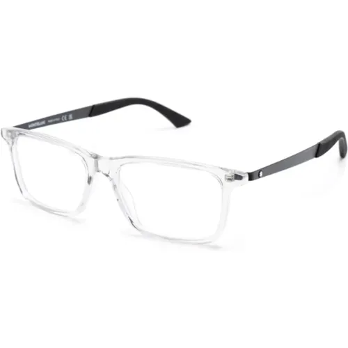 Graue Optische Brille mit Zubehör,Braun/Havanna Optische Brille,Blaue Optische Brille,Designer Brille Schwarz MB0333O,Klassische Schwarze Optische Br - Montblanc - Modalova