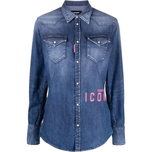 LA Chemise 470 Stylish Shirt , female, Sizes: XS - Dsquared2 - Modalova