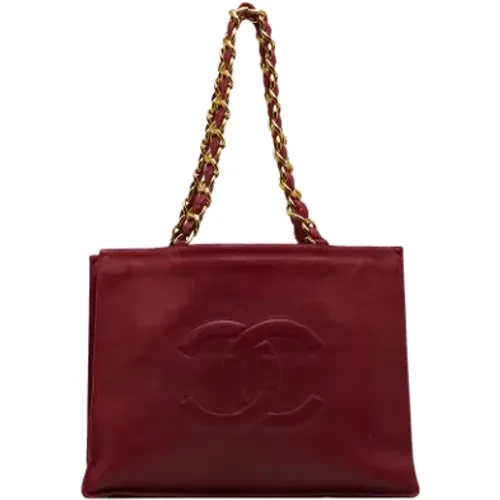 Pre-owned Leather chanel-bags , female, Sizes: ONE SIZE - Chanel Vintage - Modalova