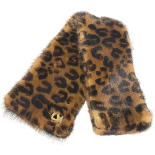 Pre-owned Faux Fur scarves , female, Sizes: ONE SIZE - Louis Vuitton Vintage - Modalova