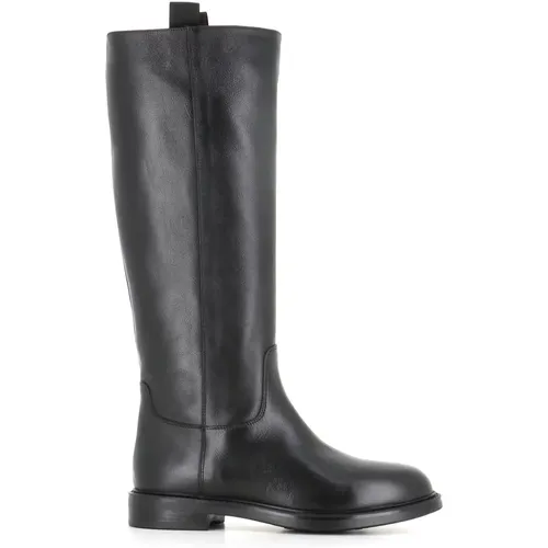 Leather Zip Boots , female, Sizes: 5 1/2 UK, 6 UK, 4 UK, 5 UK, 4 1/2 UK - Doucal's - Modalova